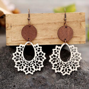 Geometric Cutout Dangle Earrings ( Click for Additional Options)