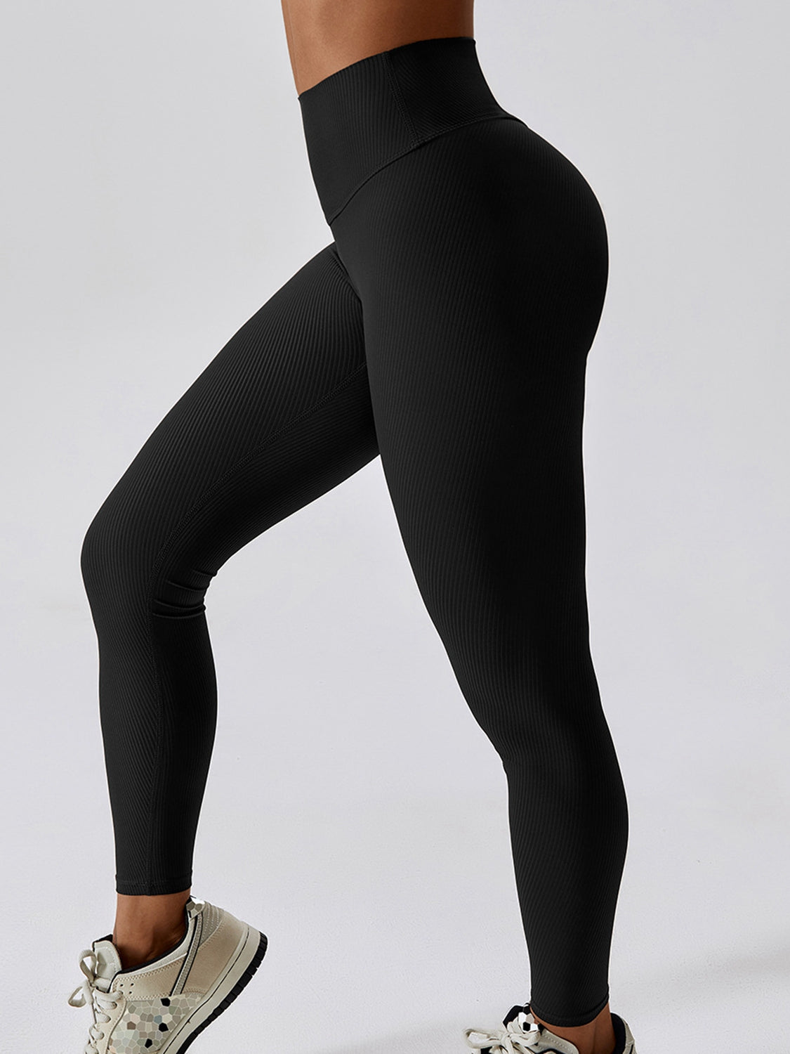 Wide Waistband Slim Fit Sports Pants Other Colors Available