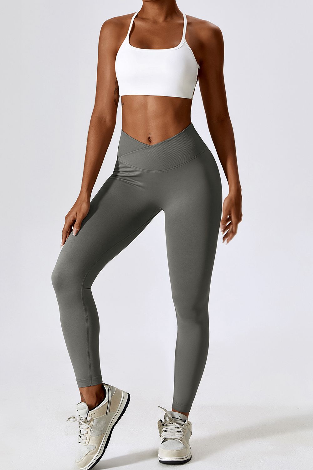 Slim Fit Wide Waistband Sports Leggings Other Colors Available