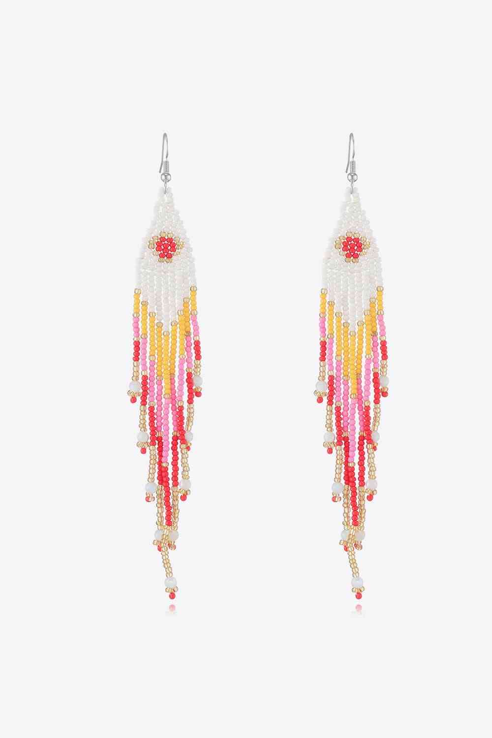 Beaded Dangle Earrings  [Click for additional options]