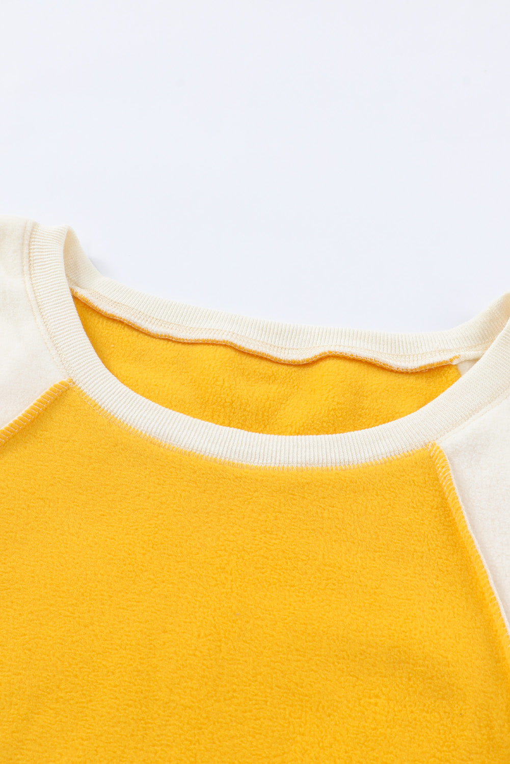 Round Neck Dropped Shoulder Color Block Sweatshirt [Click for more Options]