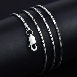 21.7" Snake Chain 925 Sterling Silver Necklace