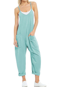 Spaghetti Strap Jumpsuit with Pockets [click for additional options]