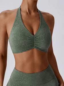 Halter Neck Sleeveless Sports Bra Other Colors Available