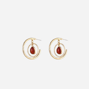 Geometric Teardrop Shape Earrings ( Click for Additional Color Options)