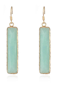 Natural Stone Drop Earrings  [Click for more options]
