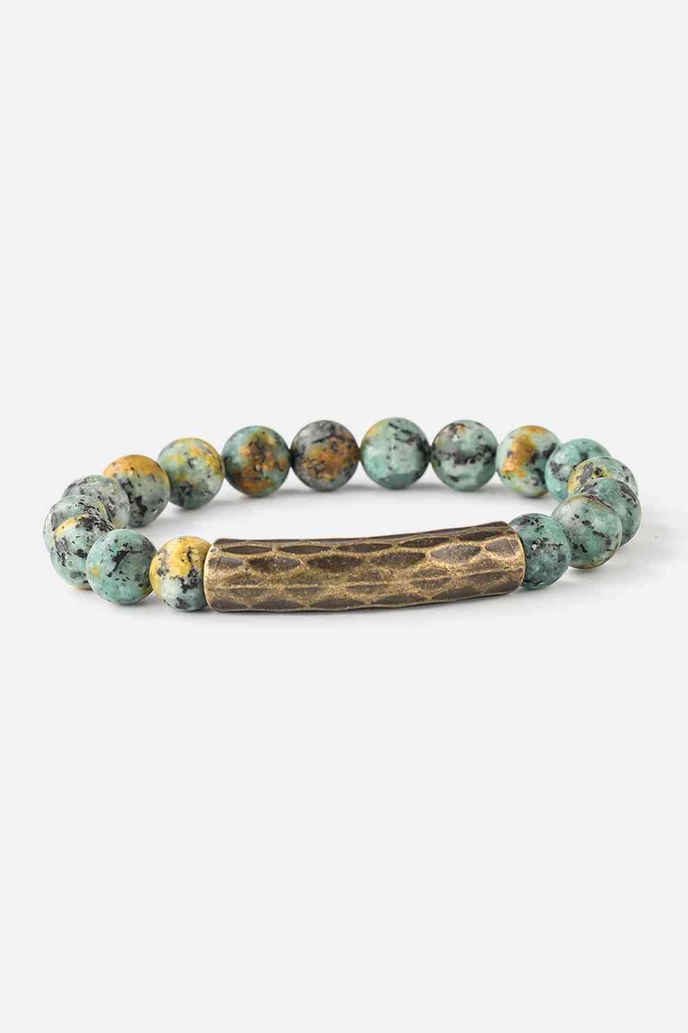 Natural Stone Beaded Bracelet  [Click for more options]