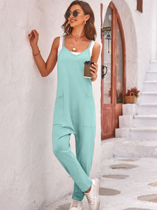 Spaghetti Strap Jumpsuit with Pockets [click for additional options]