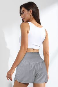 Smocked Paperbag Waist Shorts Available in Multiple Color Options